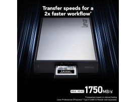 Lexar 2TB Professional CFexpress Type A Silver 4.0 Memory Card LCAEXS4002T-RNENU